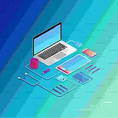 3D立体建筑空间展示台2.5D场景插画广告促销海报模型 PSD分层素材-淘宝网