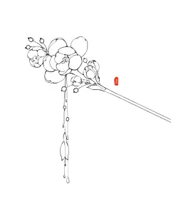 腊梅发簪（附照片） - 小红书