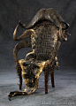 The Haunted Throne of the Voodoo Queen  - Dan Chudzinski Fantasy Art Sculpture