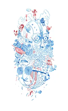 很棒的圆珠笔插画----ifavart.com(辣椒酱)-最出色的视觉艺术分享