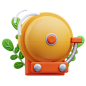 星徽 3D 图标
