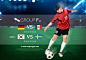 体育足球世界杯赛事宣传海报PSD分层源文件下载：Football World Cup posters template#ti375a7403 :  