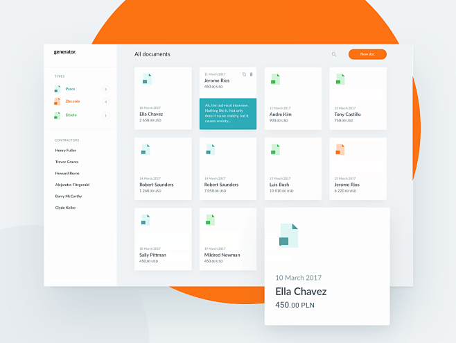 Genrator dashboard r...