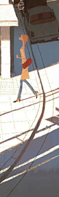 by_Tadahiro Uesugi/上杉忠弘 作品被广泛运用到各类时尚杂志和商品海报。以都市女性为主角，她们精致干练，优雅地游走于城市的各个角落，总是出现在画面里最耀眼的那道光中，仿佛这一切的美好都在追随着主角。