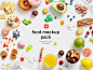 Food Premade Scenes : Premade food mockup scenes