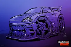 俄罗斯Andrey Pridybaylo夸张人物表情化各种汽车插画 [38P] (11).jpg