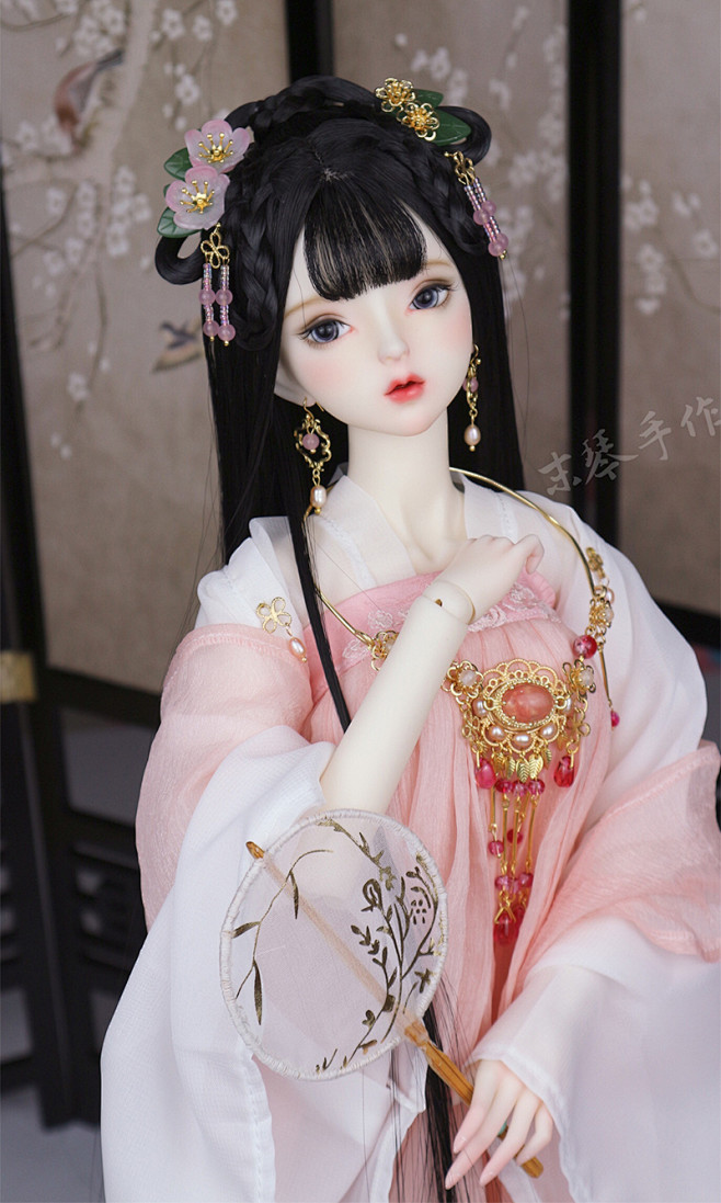 末琴手作3分bjd汉服 sd古风娃衣齐胸...