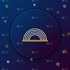 云,彩虹,计算机图标,双黄实线,白色,华丽的,直的,天气,春天,弯曲