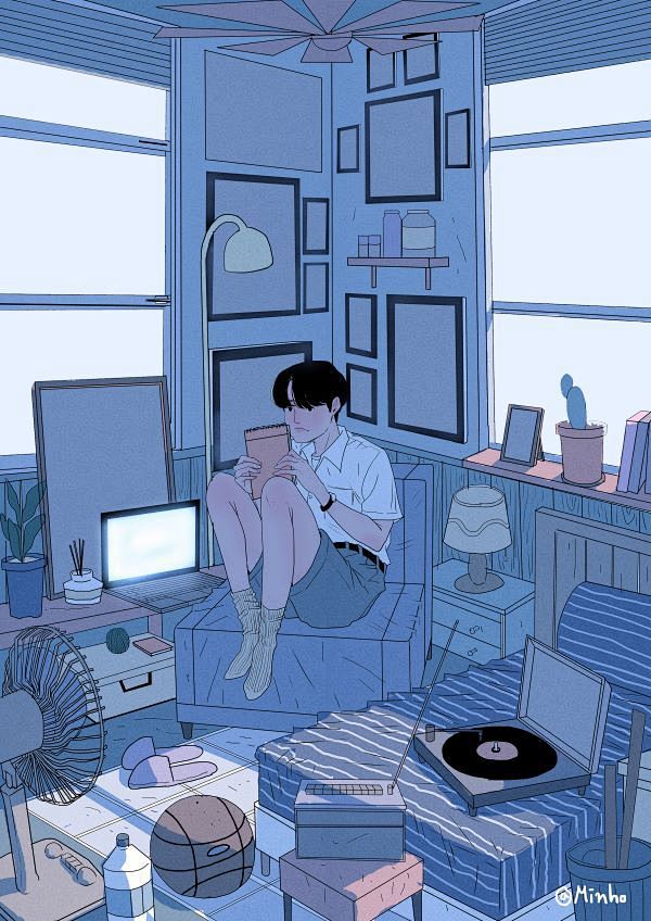 【韩国插画家Myeong-Minho插画...