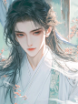 姑娘，别来无恙｜古风水彩封面插画素材｜A128 - 小红书