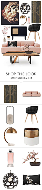 "Dark Floral" by ladomna on Polyvore: 