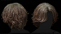 Male Curly Hairs (Realtime/Game-Ready)