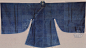 明 孔府舊藏 藍色暗花紗夾衫
身長127厘米,通袖長221厘米,孔府傳世服飾,現藏孔府文物檔案館