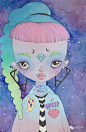 时尚插画| LOll3和她的原宿大头娃娃~-时装画/手绘技巧-服装设计教程-服装设计网