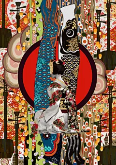 台湾插画师 Casimir Lee 的装饰风插画 ​​​​