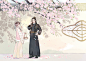 无可奈何花落去 似曾相似燕归来_芒椰奶冻酱__插画师作品_涂鸦王国gracg.com