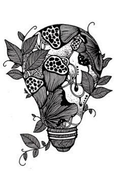 平面构成黑白装饰画