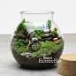 Ecoecho 苔藓微景观 苔藓瓶生态瓶 创意绿植 动漫系列-龙猫DOUBLE