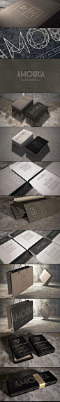 Amouria Jewelry #branding #stationary #packaging #design via Behance PD