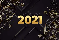 创意2021牛年庆祝新年孟菲斯促销插画海报 AI矢量印刷设计素材 (65)