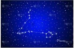 双鱼座,星座,天空,夜晚,秘密,暗色,景观设计,十二生肖,壁纸,自然美