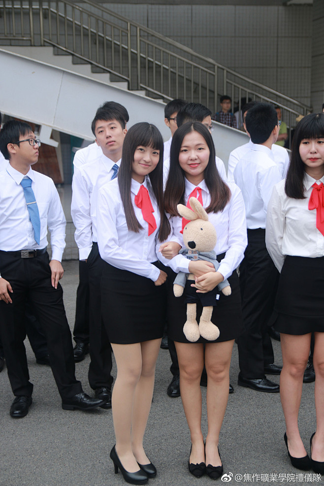 焦作矿业学院礼仪队的照片微相册