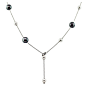 Mikimoto Pearls in Motion Black South Sea Akoya Pearls Necklace