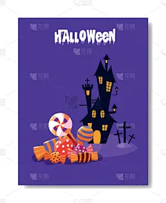 城堡,贺卡,可爱的,创造力,秘密,明信片,白昼,请柬,十月