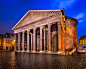 Piazza della Rotonda and Pantheon in the Morning, Rome, Italy by Andrey Omelyanchuk on 500px