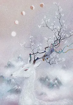 水彩古风壁纸丨此身君子意逍遥，怎料山河萧萧