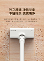 德尔玛吸尘器家用小型大吸力手持除螨地毯除尘大功率轻量型随手吸-tmall.com天猫