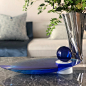 水晶球托盘摆件简约现代创意设计工艺品样板房间软装客厅桌面摆件-淘宝网