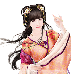芯大大采集到【免扣】古女(黄色)