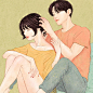 Intimate Korean Illustrations by Zipcy