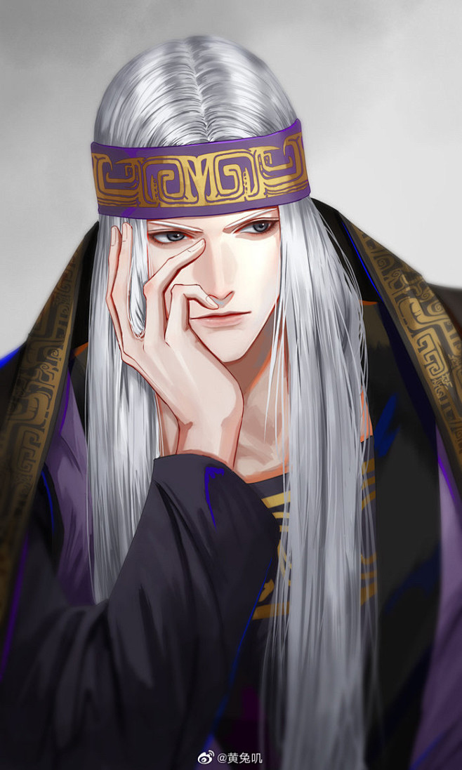 78天行九歌卫庄黄兔叽作品古风美男手绘同人手绘tv动画