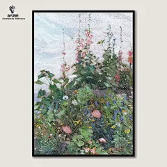 当代西狂 哈萨姆 月光下女孩轻薄柔和美式轻奢世界名画临摹手绘-淘宝网