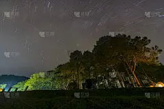 美丽的天空在Doi Ang Khang山，清迈，泰国。