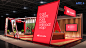 Santander Anual Stand : Santander Stand design for 2018 Anual Events