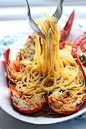 Santorini Style Lobster Spaghetti
