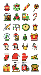 [美工云]-Christmas-icons精细创意圣诞节矢量图标_PNG：