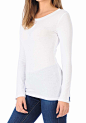 ClothingAve. Womens Round Neck Long Sleeve Essential T-Shirt Basic Top at Amazon Women’s Clothing store