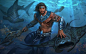 波塞冬（希腊语：Ποσειδῶν、英语：Poseidon），是古希腊神话中的海神，奥林匹斯十二主神之一。同时也是掌管马匹的神，传说他给予了人类第一匹马，他的坐骑是白马驾驶的黄金战车，他是宙斯和哈迪斯的兄弟。
波塞冬愤怒时海中就会出现海怪，当他挥动三叉戟时，不但能轻易掀起滔天巨浪，引发风暴和海啸来使大陆沉
没、天地崩裂，还能将万物打得粉碎，甚至引发大地震。当他的战车在大海上奔驰时，波浪会变的平静，并且周围有海豚跟随。因此爱琴海附近的希腊海员和渔民对他极为的崇拜。 
罗马人在帝国后期以罗马神与希腊神对应。与波
