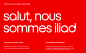 corporate drawn entreprise ILLUSTRATION  minmal red Telecom typography  