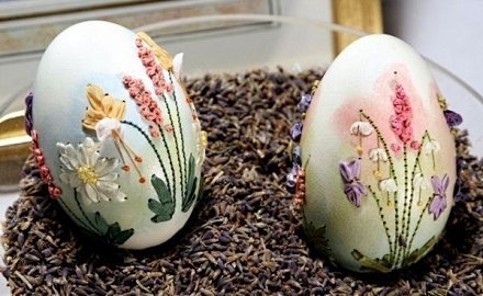 蛋壳刺绣