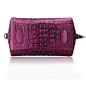 Pijushi Embossed Crocodile Leather Tote Satchel Top Handle Bag 22230 (22230 Purple): Handbags: 亚马逊中国