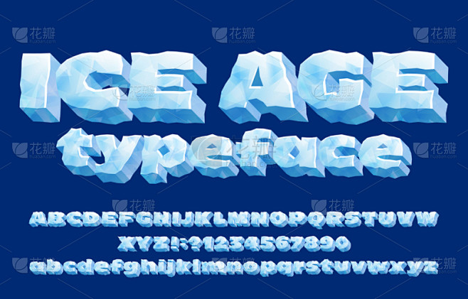 字母,三维图形,冰,文字,数字,字体,冰河时代,小写,寒冷,字母表次序素材-花瓣网