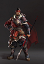Total War Three Kingdoms-Character design_Kingdom of Wu& Taishi Ci, Lulu Zhang : Character design for Total War  Three Kingdoms --Heroes of Wu Kingdom and Taishi Ci
 Each illustration is  also the concept design itelf
 Copyright belongs to SEGA & 