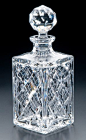Cut Crystal Square Decanter: 