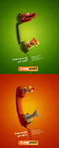 Food on Click ad by 创意广告 - UE设计平台-网页设计，设计交流，界面设计，酷站欣赏
