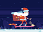 Santa dribbble